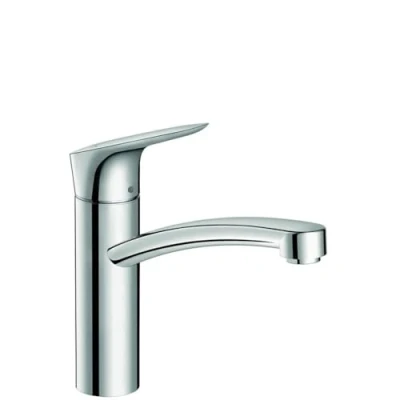 Image of hansgrohe Logis kitchen tap 160 mm high with 360 swivel spout, chrome 71832000