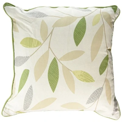 Image of Fusion Beechwood 100% Cotton Filled Cushion 43x43 cm in Green