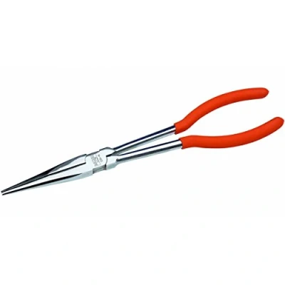 Image of Bahco 158 N Snipe Nose Pliers with Extra Long Tips, Multi Colour, 280 mm