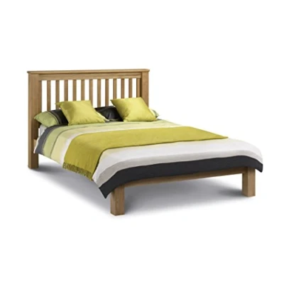 Image of Julian Bowen Amsterdam Bed with Low Foot End, Light Oak, Super King
