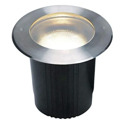 Image of SLV 229200 Dasar 215 Uni Round Outdoor Ground Light Stainless Steel