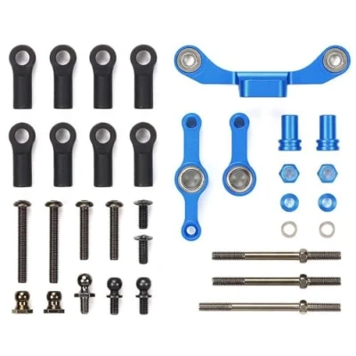 Image of Tamiya 54965 TT 02S Aluminium Steering Set Tie Rods Long Accessories for Remote Controlled Car Part RC Model Making