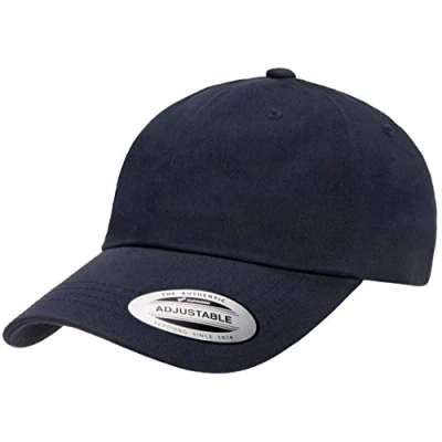 Image of Yupoong YP Classic Dad Cap Hat, Navy, One Size