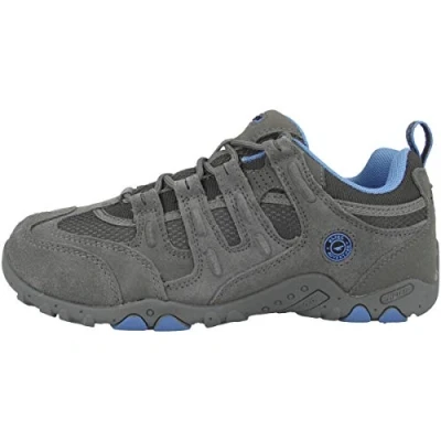 Image of Hi Tec Quadra Classic Women’s Low Rise Hiking Shoes, Grey (Grey/Charcoal/Cornflower 051), 5 UK (38 EU)