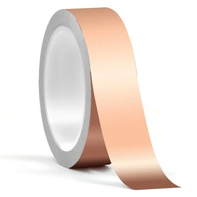 Image of EVG Evergreen Goods Decorative Kraft &amp; Copper Tapes (24mm x 12m) Perfect for Christmas Decoration Gifts Wrapping Crafting Scrapbooking DIY Projects Adhesive Multi Surface Use