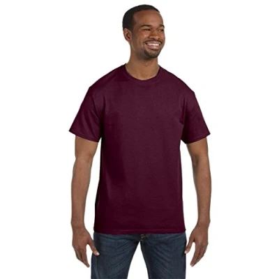 Image of Gildan Mens Heavy Cotton Short Sleeve T Shirt (XL) (Maroon)
