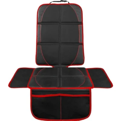 Image of LIONSTRONG® Children&#039;s Seat Pad Car Protector [ISOFIX Suitable] Cover Water Repellent Child Covers Universal Compatible (Red)