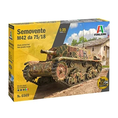 Image of Italeri ITA6569 1:35 Semovente M42 da 75/18 mm Model kit, Unpainted