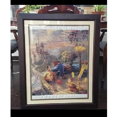 Image of Fairy Series,Beauty and Beast Counted Cross Stitch Kits 300x349 Stitch, 65x74cm