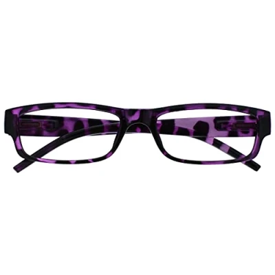 Image of The Reading Glasses Company Purple Tortoiseshell Lightweight Comfortable Readers Mens Womens R32 5 +2.50
