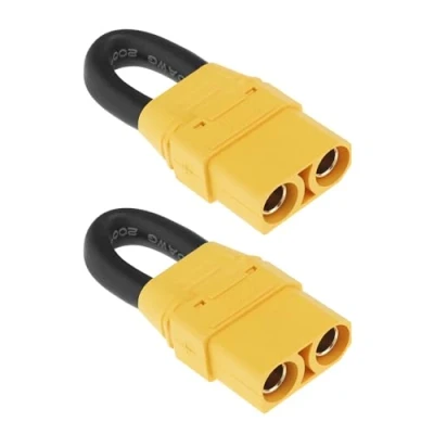 Image of ECSiNG 2pcs XT90 ESC Female Short Circuit Connector Bind Plug Loop Double to Single for RC Lipo Battery FPV