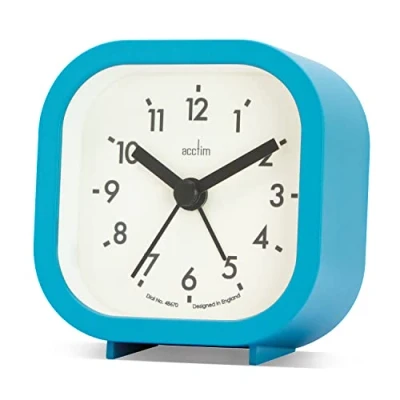 Image of Acctim Robyn Mini Bedside Alarm Clock Sky