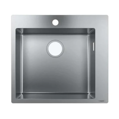 Image of hansgrohe S711 F450 Built In Sink 450, stainless steel