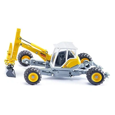 Image of siku 3548, Menzi Muck Walking Excavator, 1:50, Metal/Plastic, Yellow, Adjustable chassis