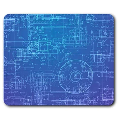 Image of Destination Vinyl ltd Mechanical Engineering Mouse Mat Pad Computer PC Laptop Gaming Office Home Desk Accessory Gadget 2388
