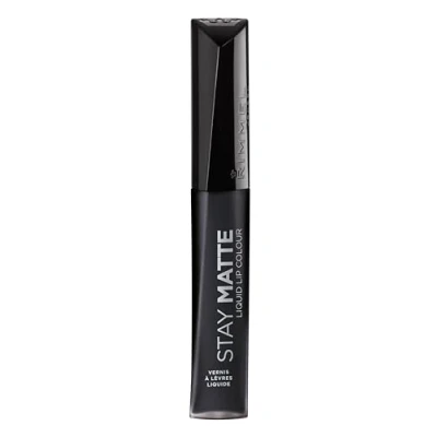 Image of RIMMEL LONDON Stay Matte Liquid Lip Color Pitch Black