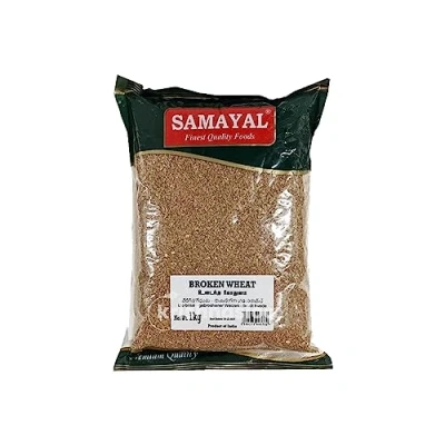 Image of Samayal Broken Wheat 1Kg Healthful Cereal Grain Used In Variety Of Dishes Nutrient Indian Origin