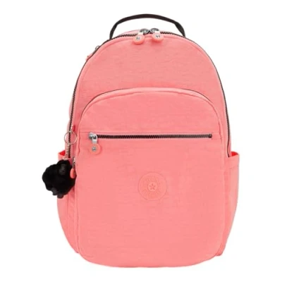 Image of Kipling SEOUL, Large Backpack, 20.5 x 80 38 cm, Peach Peace (ORANGE)