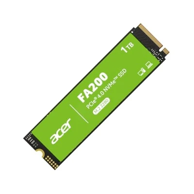 Image of Acer FA200 M.2 2280 SSD 1TB: PCIe 4.0 NVMe Gen4x4 with HMB &amp; SLC, Up to 7200 MB/s Read Speed, Internal Solid State Drive for Laptop, Desktop PC PS5 Compatible