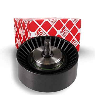 Image of 95WF19A216AC, 95WF19A216AD, YS4E19A216AA Idler Pulley FEBI BILSTEIN 24765 with screw FORD: Focus Mk1 Estate, Hatchback, FIESTA 4