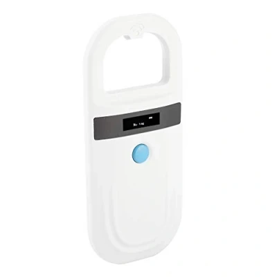 Image of EBTOOLS Pet Microchip Scanner, FDX B (ISO11784/11785) RFID EMID Reader 134.2kHz Handheld Rechargeable Animal Chip ID Scanner with OLED Display and 128 Tag Information Storage for Animal/Pet