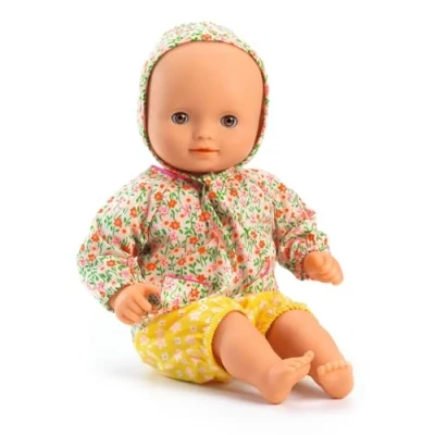 Image of Djeco DJ07751 Poméa Baby Doll FLora