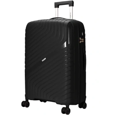 Image of 29&quot; Large Suitcase Luggage 4 Wheels Lightweight 20kg 23kg Hardshell ABS with Combination Lock + Telescopic Handle Travel Case Hard Shell XL 102L Black