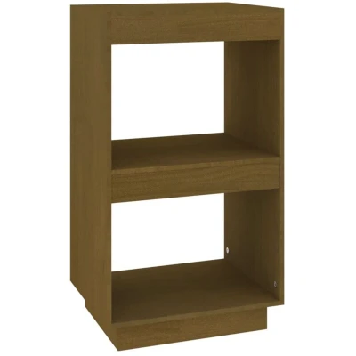 Image of vidaXL Book Cabine Honey Brown 40x35x71 cm Solid Pinewood