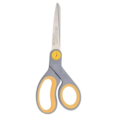 Image of ACME 13529 Titanium Straight Scissors 8 inches , Grey