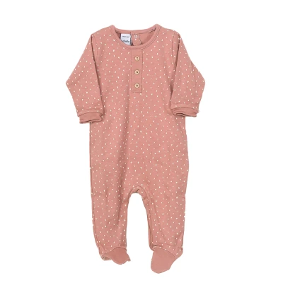 Image of Babidu Baby Unisex TRATTO romper Brown Size 6M