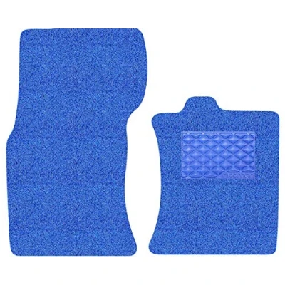Image of Nicoman Spaghetti All Weather Fully Tailored Car mats Fit【2016 2019 XF Saloon/Estate X260 】(Front Set 2 Piece,Blue)