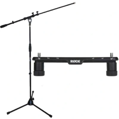Image of Rode SB20 Stereo Bar Microphone Rail + Keepdrum Stand MS107B