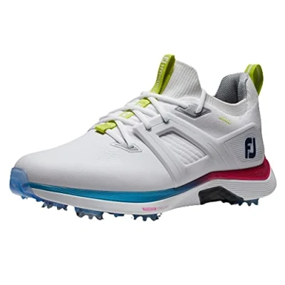 Image of FootJoy Men&#039;s Hyperflex Carbon Golf Shoe, White Blue Purple, 7 UK