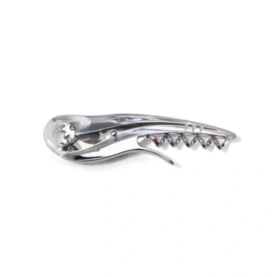 Image of L’ATELIER du Vin 095638 2 L&#039;Atelier Sommelier Corkscrew Soft Machine Crystal, Steel, Chrome Alloy and Polycarbonate, Silver