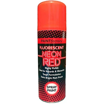 Image of HOMION 12 CANS of Fluorescent NEON Spray can Paint 200 ml Graffiti Extra Bright Yellow Green Purple red Pink Orange Blue