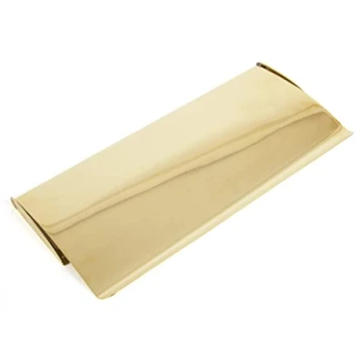 Image of From The Anvil Polished Brass Small Letter Plate Cover