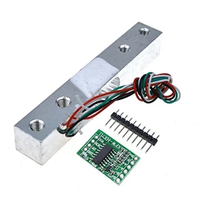 Image of Reland Sun 1kg 5kg 10kg 20kg Small Scale Load Cell Weighing Pressure Sensor with A/D HX711AD Adapter (10KG HX711 module)