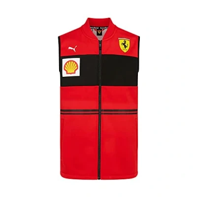 Image of Scuderia Ferrari Official Formula 1 Merchandise 2022 Team Gilet Red Size M