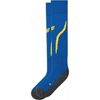 Image of erima Unisex socks Tanaro, blue (new royal / yellow), 41 43 (manufacturer&#039;s size: 3)