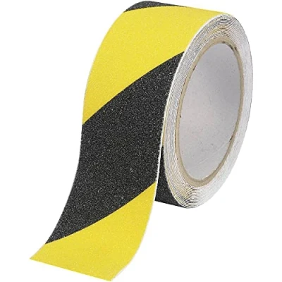 Image of Toolcraft ANST255M YB 1564011 Anti Slip Tape Sugo Black/Yellow (L x W) 5 m 25 mm 1 Piece