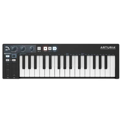 Image of Arturia Keystep Portable MIDI Controller, Sequencer and Arpeggiator 32 Slimkeys, 8 Memory Polyphonic Step Sequencer, Mode Arpeggiator, CV Compatible Black