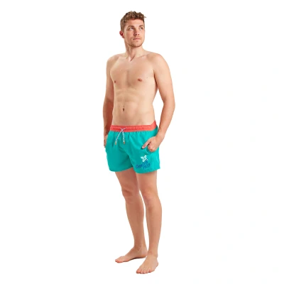 Image of Munich Mens Short Swimsuit DM0372 Turquoise Size 2XL