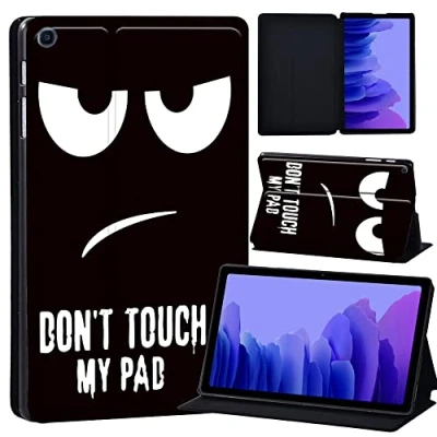 Image of Printed Case for Samsung Galaxy Tab A7 10.4 2020 (SM T500/ T505/ T507), Slim Lightweight Protective Hard Cover (don&#039;t touch my pad)