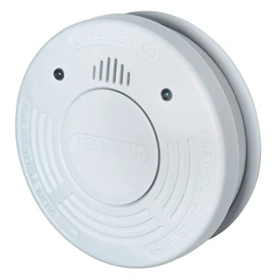 Image of Mercury 10 Year Life Span Smoke Alarm with Sealed Battery &amp; Hush Button Feature, White