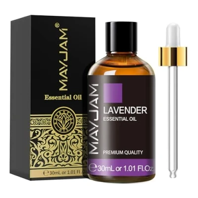 Image of MAYJAM Lavender Essential Oils 30ML, for Diffuser, Humidifier, DIY, Home, Wardrobes