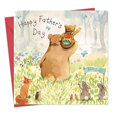 Image of Twizler Father&#039;s Day Card Dad Bear Father from Daughter or Son