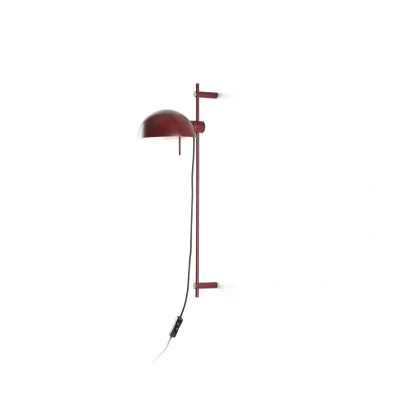 Image of Matilda Adjustable Dome Wall Lamp Garnet 1x E14