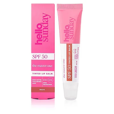 Image of The One Tinted Lip Balm SPF 50 Mauve by Hello Sunday for Women 0.5 oz