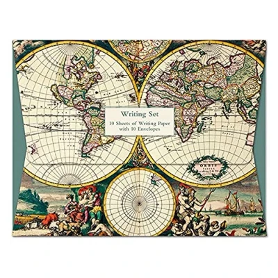 Image of Four Hemisphere World Map Writing Set