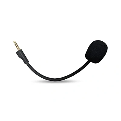 Image of Alphatec Replacement Game Mic for Logitech G Pro &amp; X Gaming Headset on PS4 PS5 Xbox One PC, 3.5mm Detachable Boom Microphone